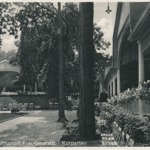 AK, Höhenluftkurort Freudenstadt - Kurgarten, Baden-Württemberg (S1535)