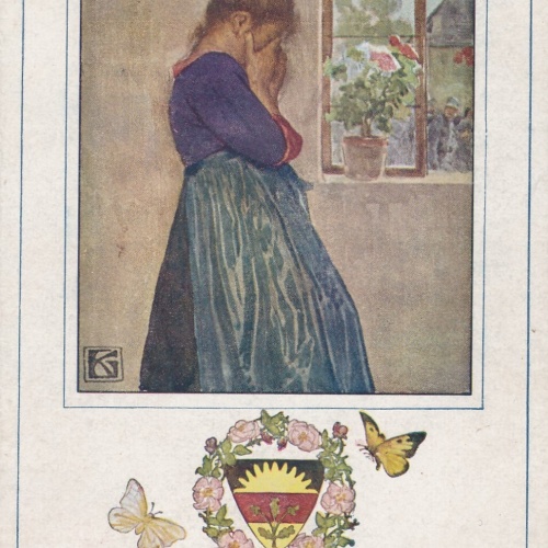 AK, Die Rosen blühen im Tale (S1841)