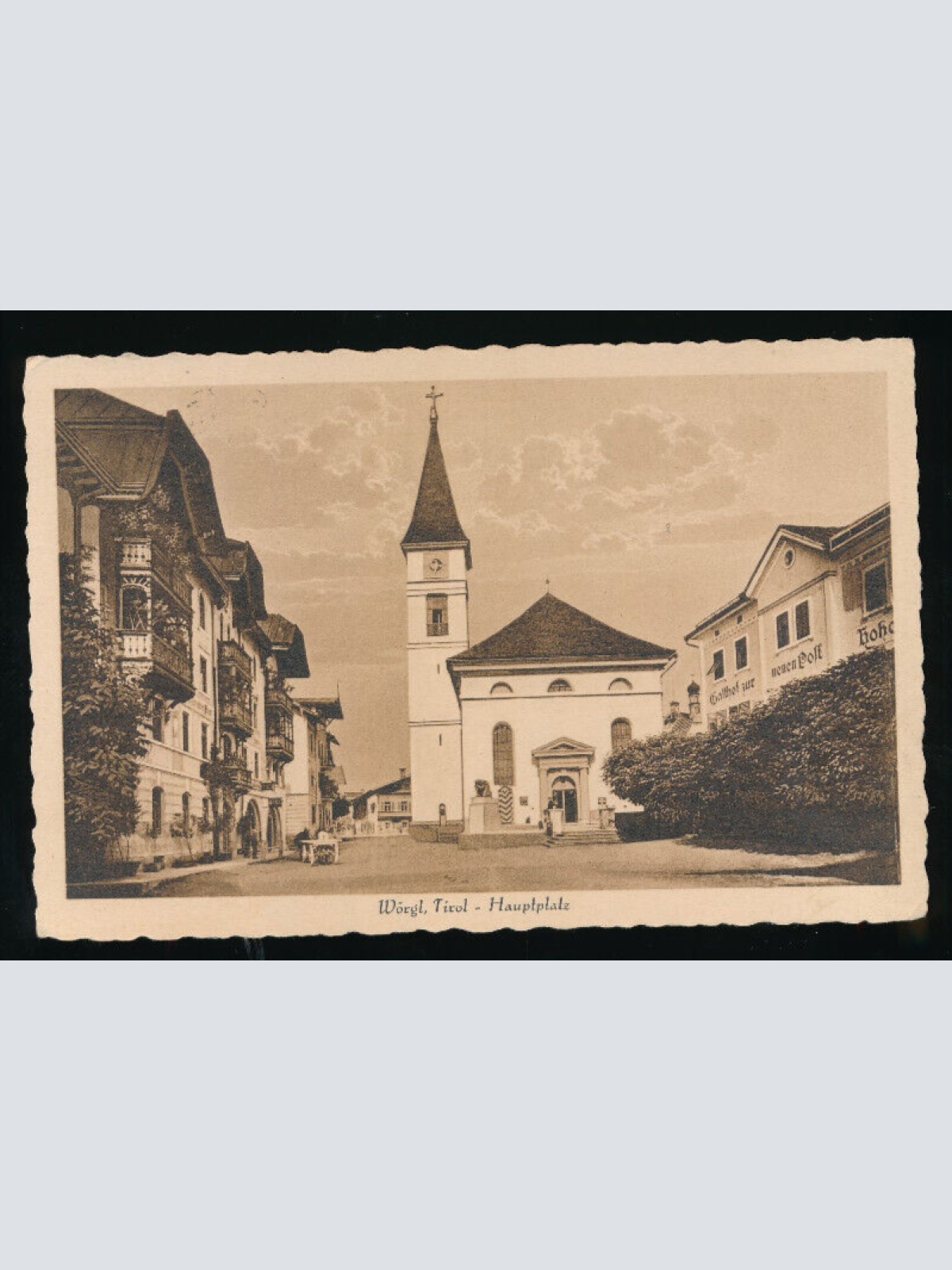 AK aus Wörgl Hauptplatz Tirol (5773)