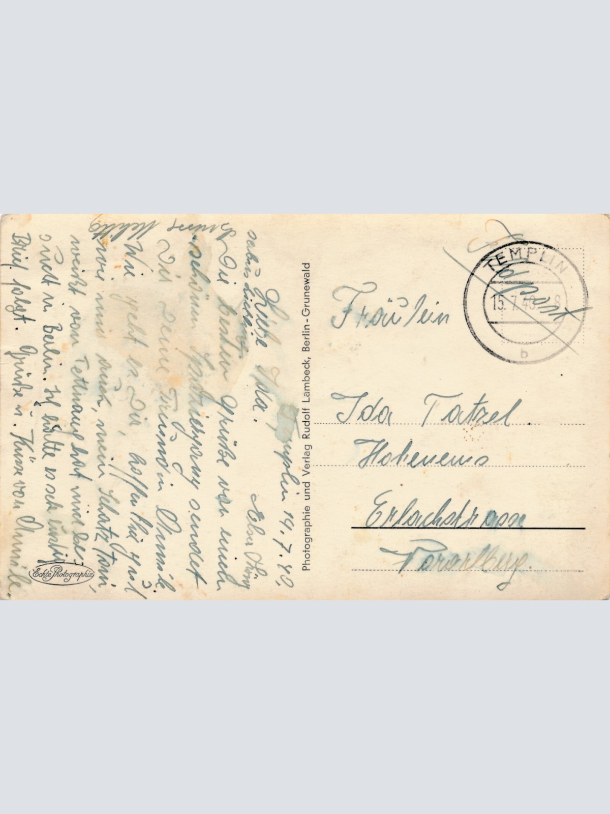 AK, Luftkurort Templin am Templiner See, Brandenburg (S1826)