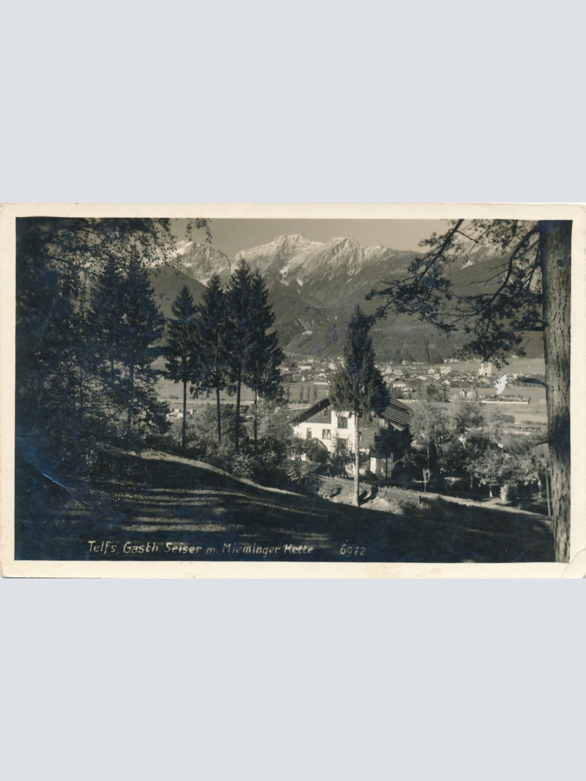 AK, Telfs, Gasth. Seiser, Mieminger Kette, Tirol (S1834)