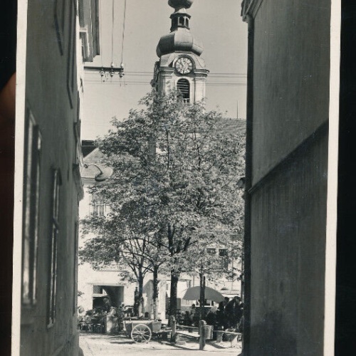 AK aus Neunkirchen Holzplatz Niederösterreich (5765)