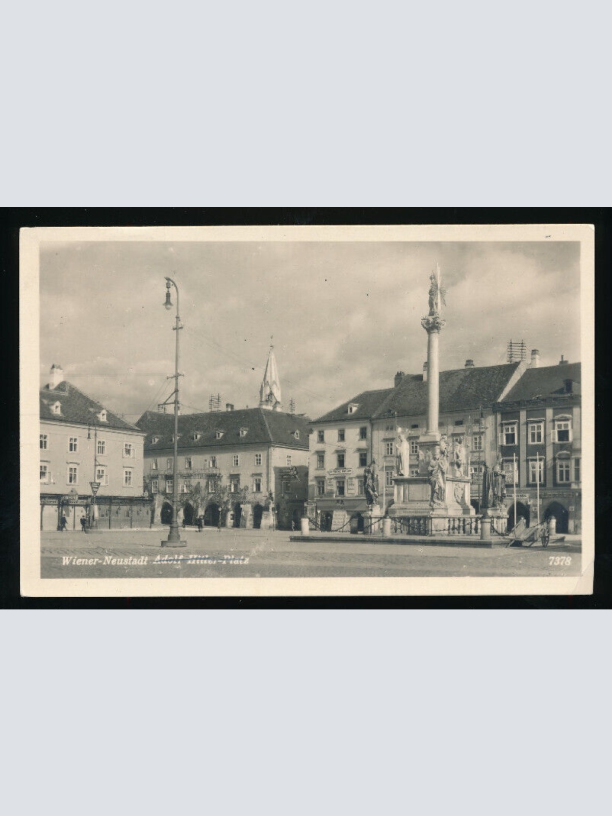 AK aus Wiener Neustadt A.H. Platz Niederösterreich (5764)