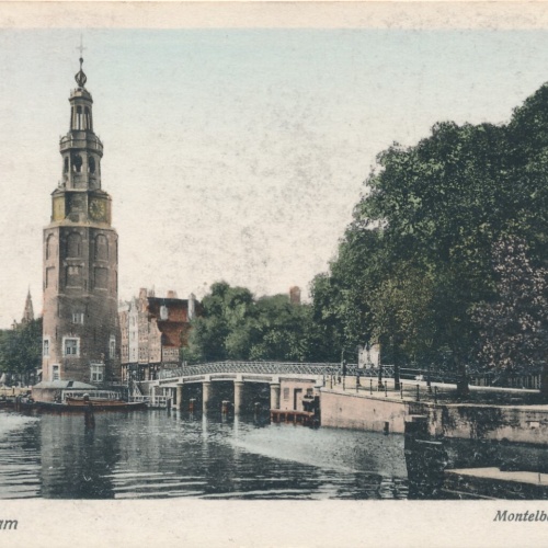 AK, Amsterdam, Montelbaanstoren, Niederlande (S1877)