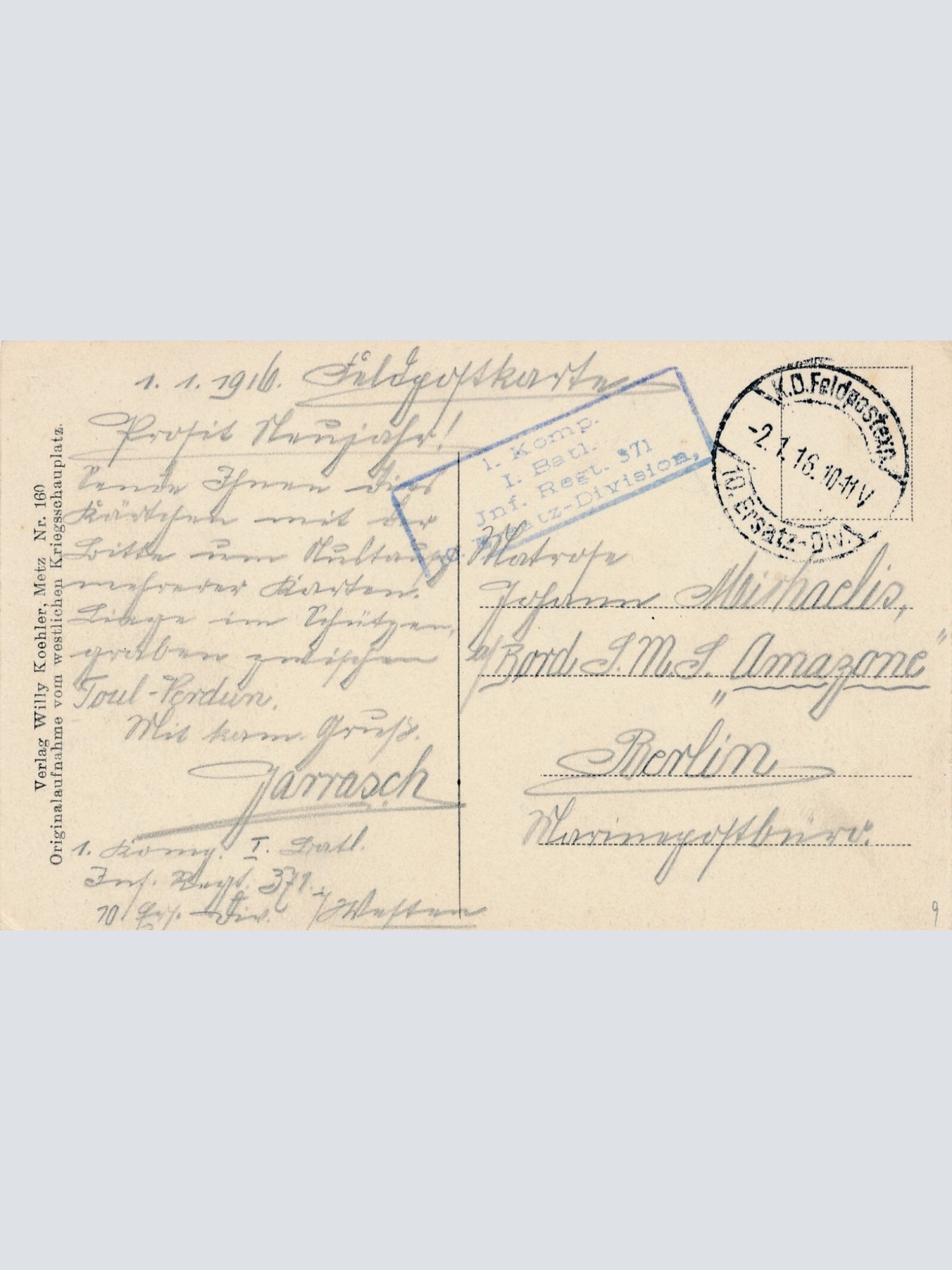 AK, Viéville-en-Haye, Frankreich (S1984)