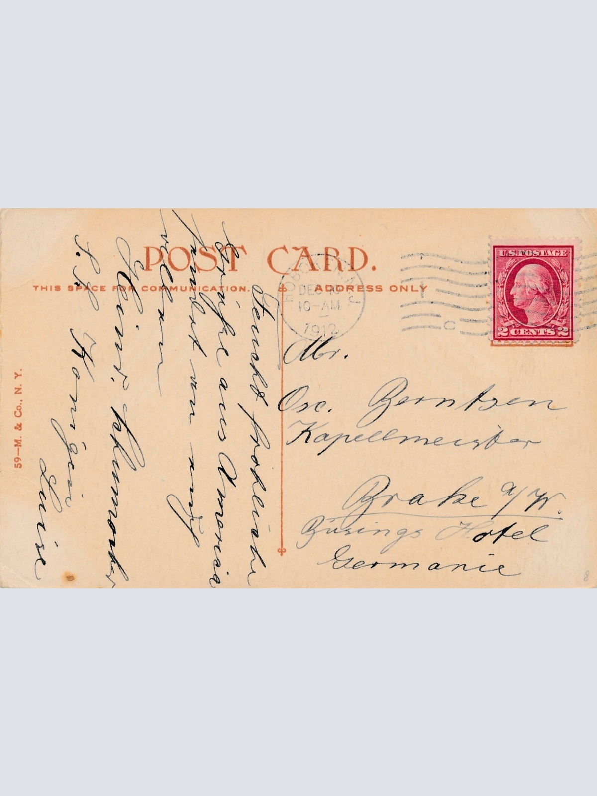 AK, St. Regis Hotel, New York (S1987)