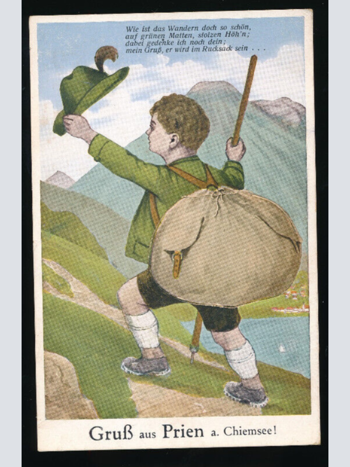 Leporello - Karte Gruß aus Prien am Chimsee Bayern (5954)