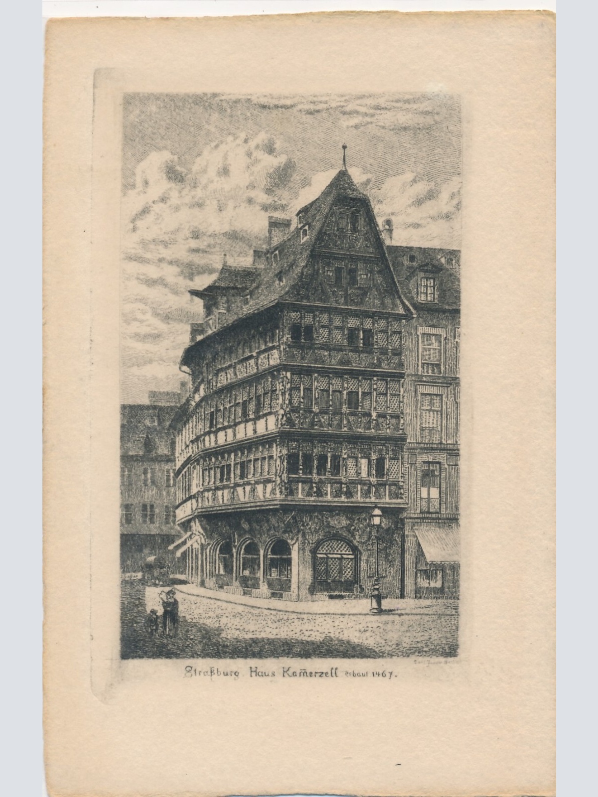 AK, Straßburg, Haus Kammerzell, Frankreich  (S1931)