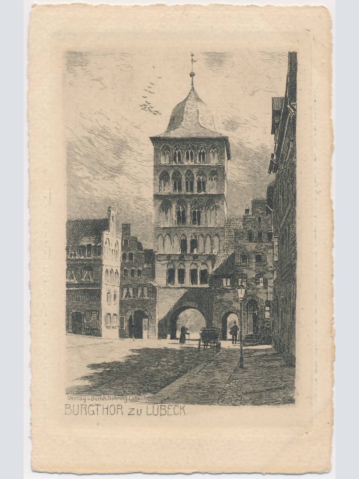 AK, Burgthor zu Lübeck, Schleswig-Holstein  (S1936)