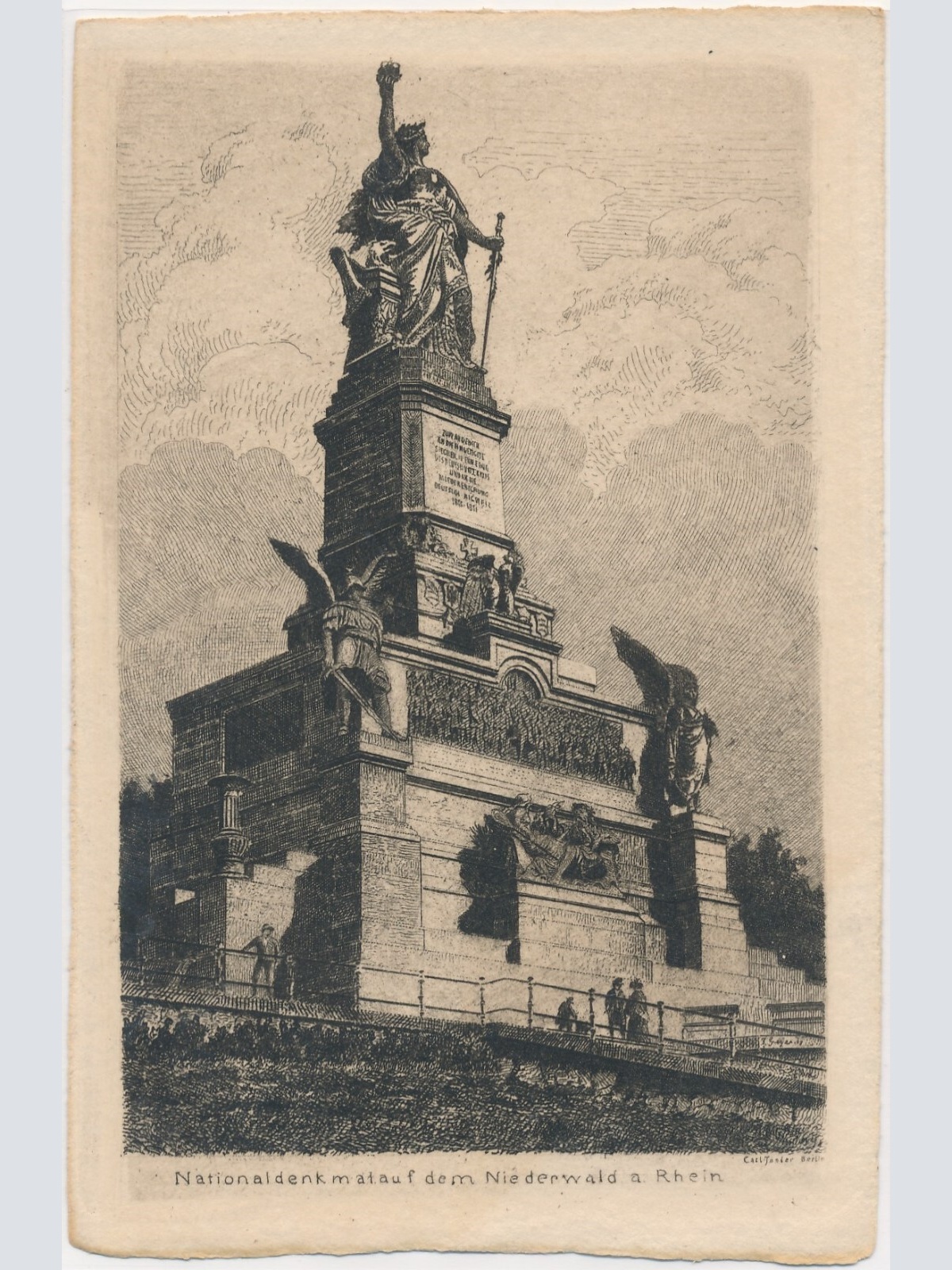 AK, Nationaldenkmal auf dem Niederwald am Rhein (S1939)
