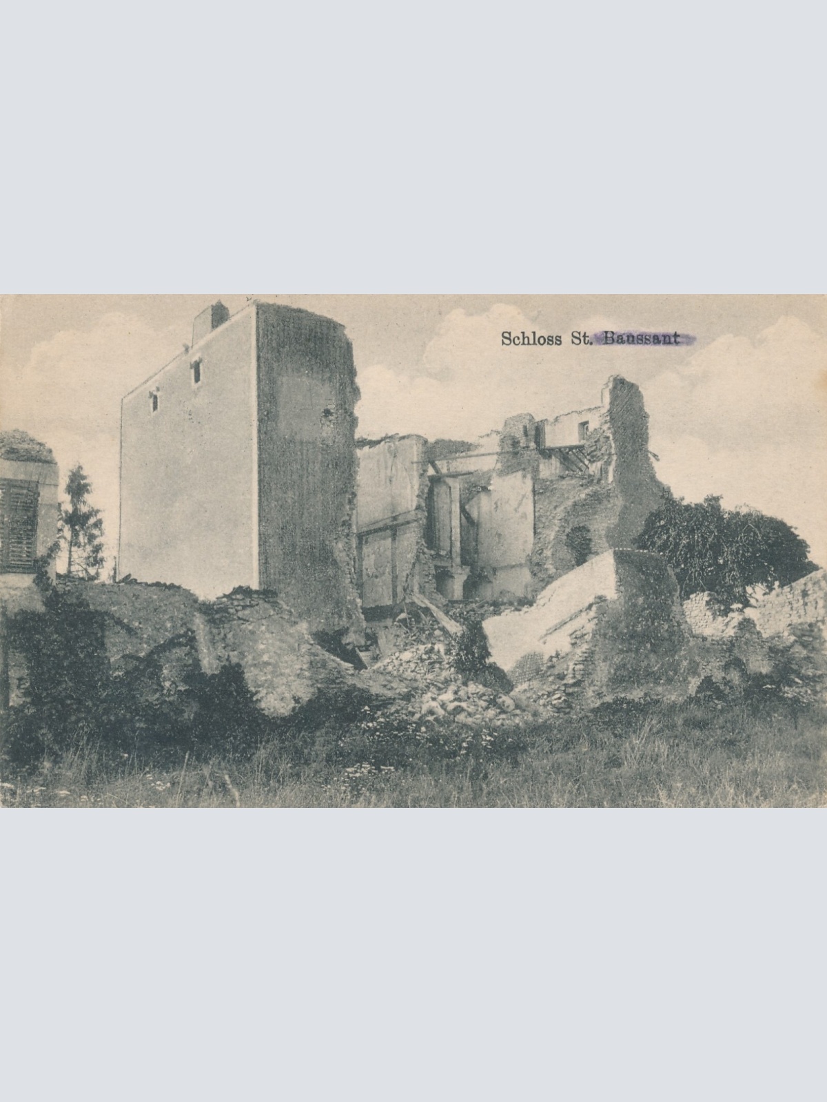 AK, Schloss, St. Baussant, Frankreich (S1978)