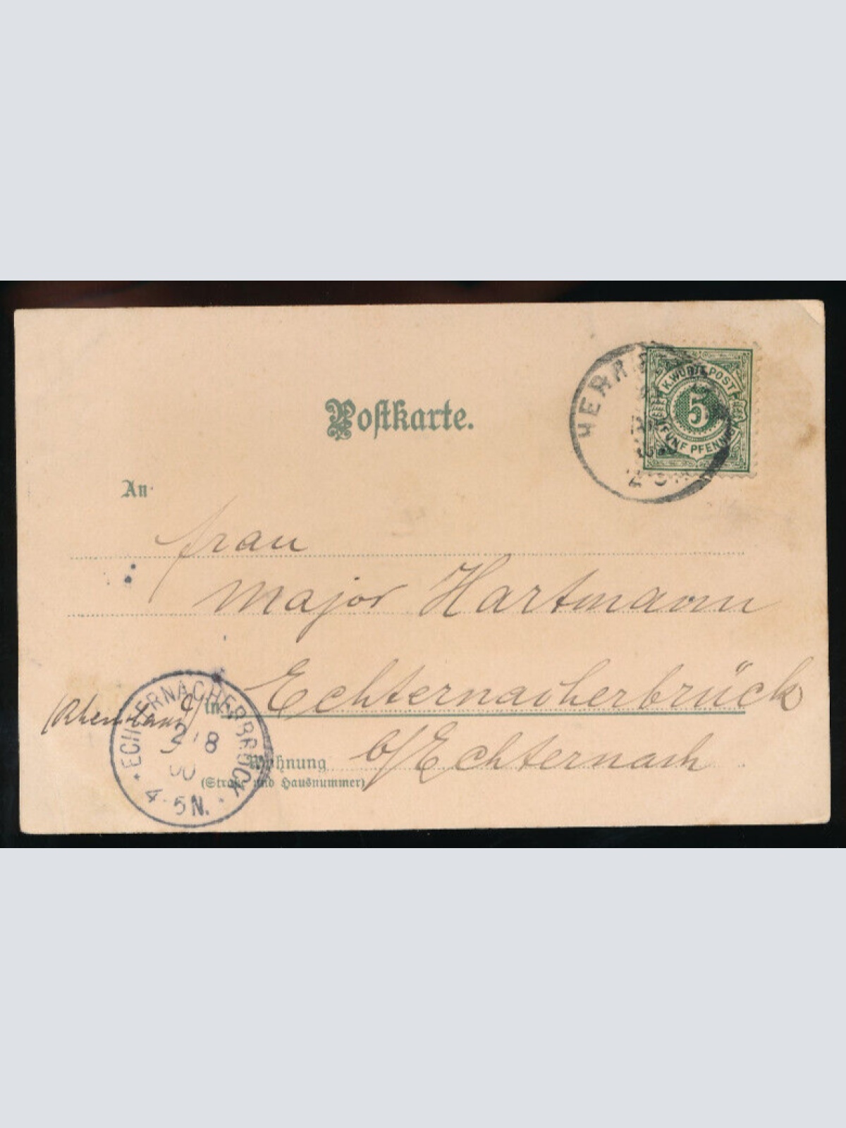 AK aus Herrenlb mit Kurhaus Baden - Württemberg (5738)