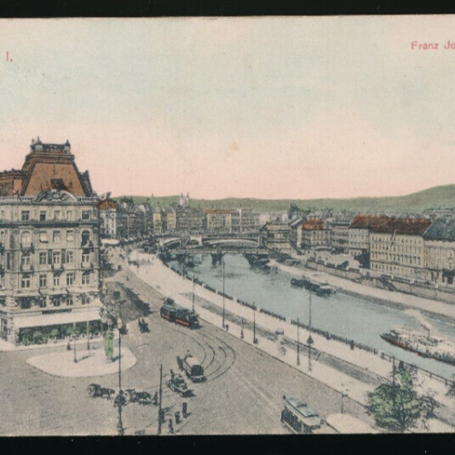AK aus Wien Franz Josefs Kai (5739)