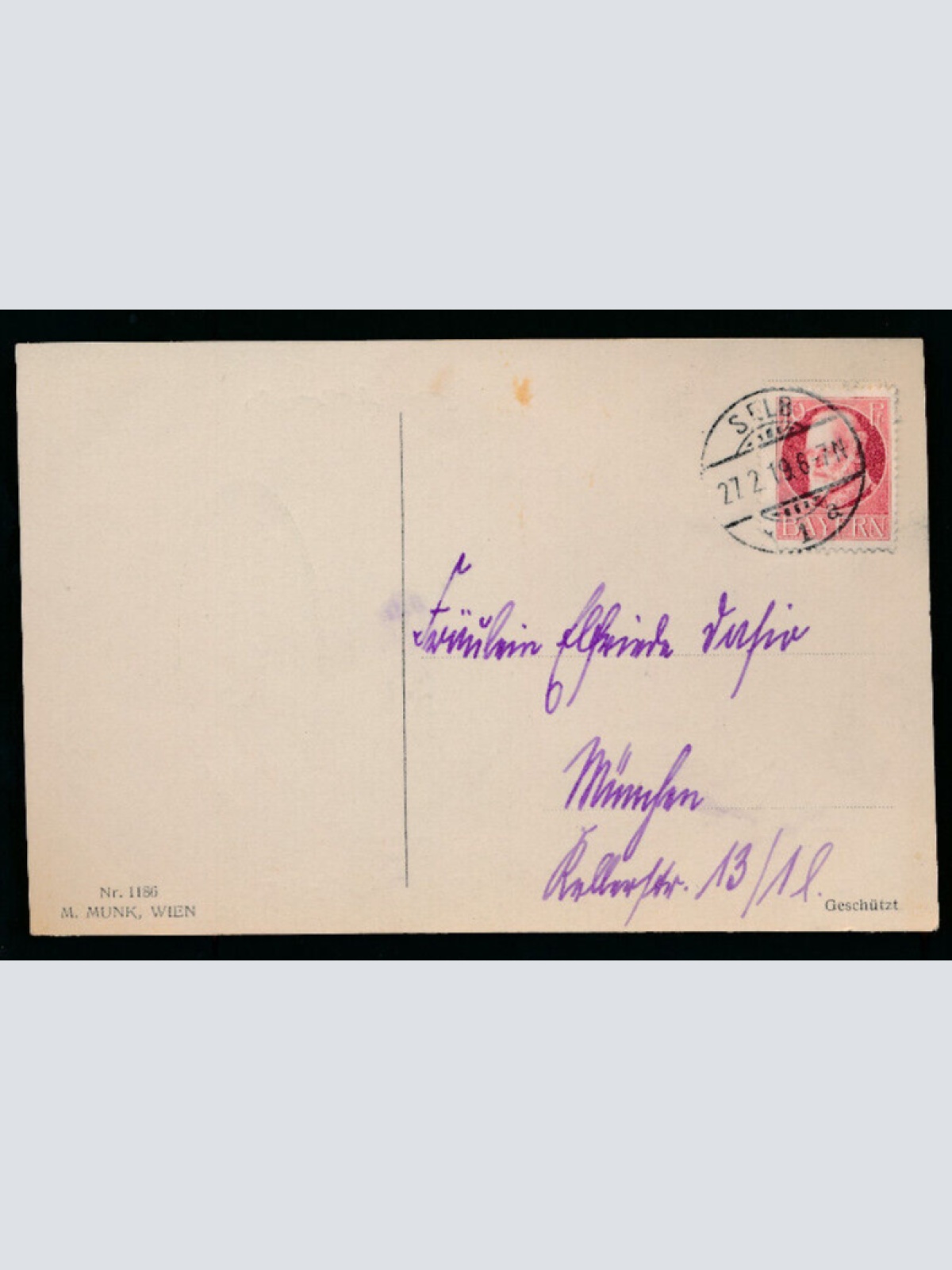 Künstler - Karte von Pauli Ebner Herlichen Glückwunsch zum Geburtstag (5751)