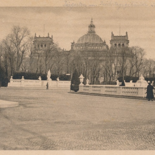 AK, Berlin, Am Tiergarten und Reichstagsgebäude (S1770)