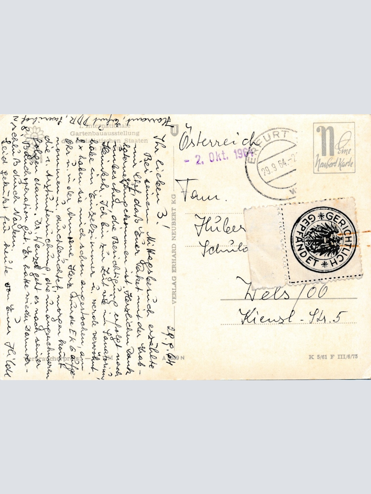 AK, Internationale Gartenbauausstellung in Erfurt, Thüringen (S1773)