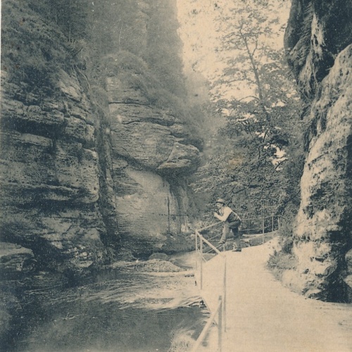 AK, Edmundsklamm, Böhm. Schweiz, Tschechien (S1761)