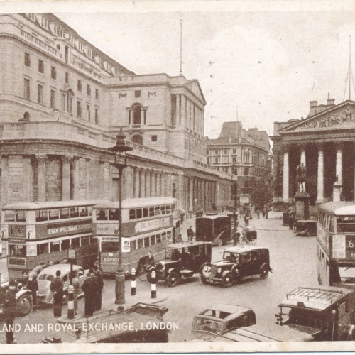 AK, Bank of England and Royal Exchange, London (S1799)