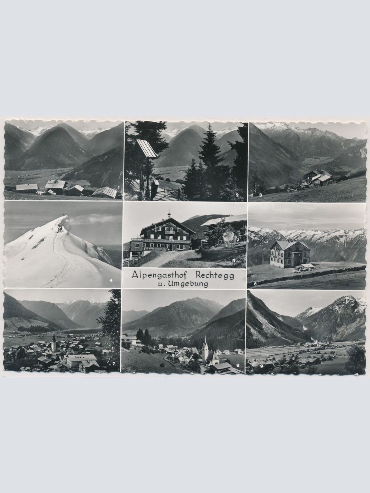 AK, Alpengasthof Rechtegg u. Umgebung, Salzburg (S1788)