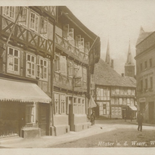 AK, Höxter an der Weser, Westerbachstraße, Nordrhein-Westfalen (S1796)