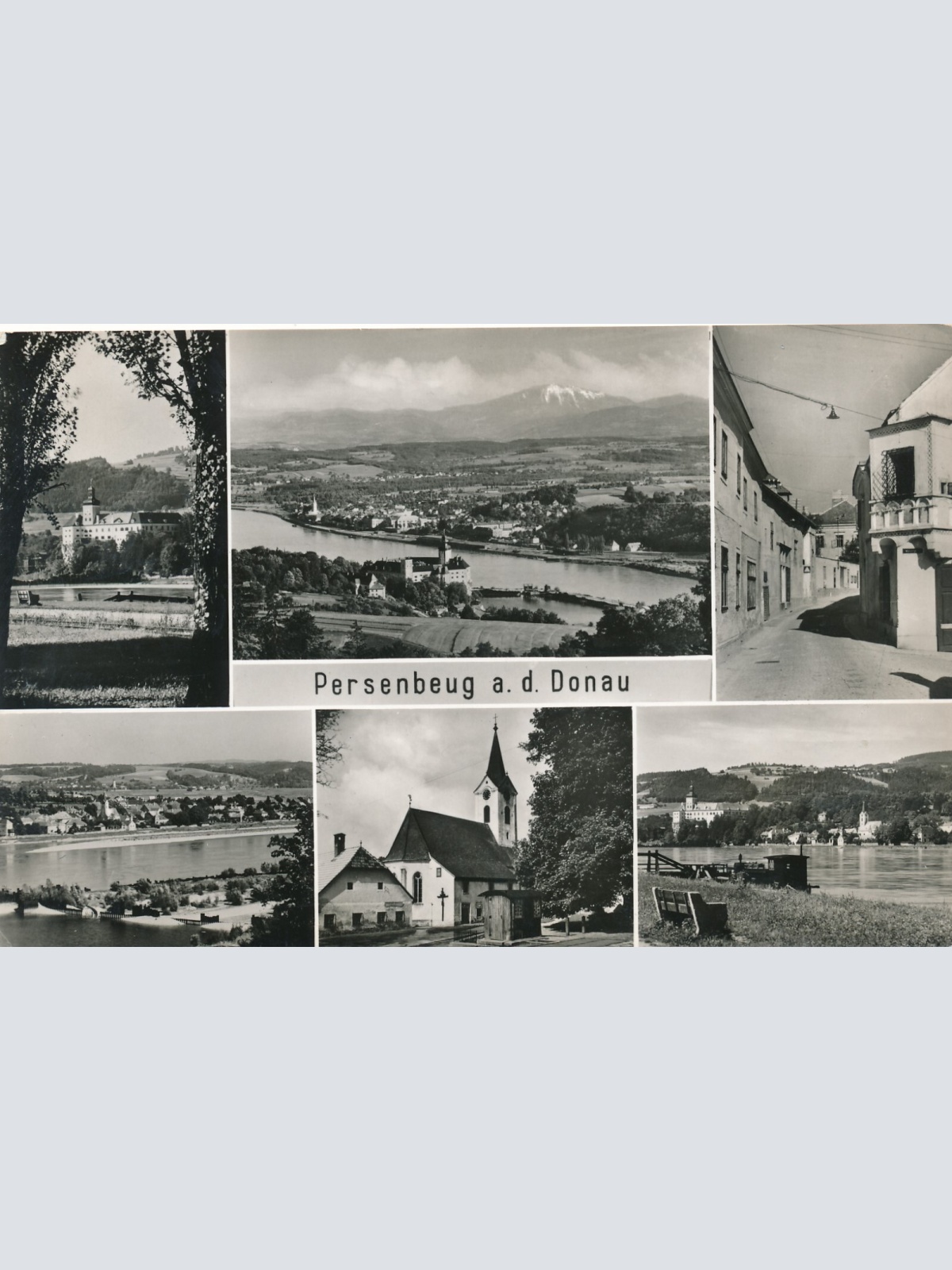 AK aus Persenbeug an der Donau Mehrbildkarte Niederösterreich (6286)