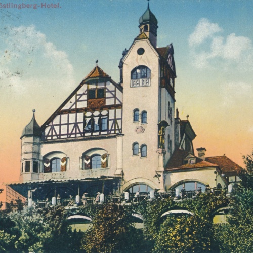 AK aus Linz an der Donau Pöstlingberg mit Hotel Oberösterreich (6305)