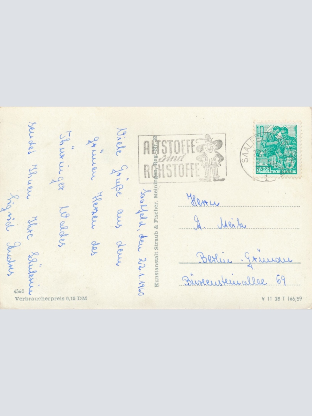 AK, Saalfeld, Saale, Thüringen (S1744)