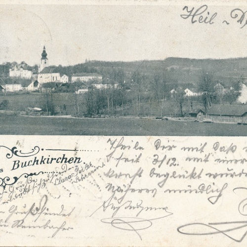 AK gruss aus Buchkirchen Oberösterreich (6097)