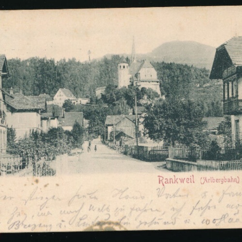 AK aus Rankweil Straßenansicht Vorarlberg (6052)