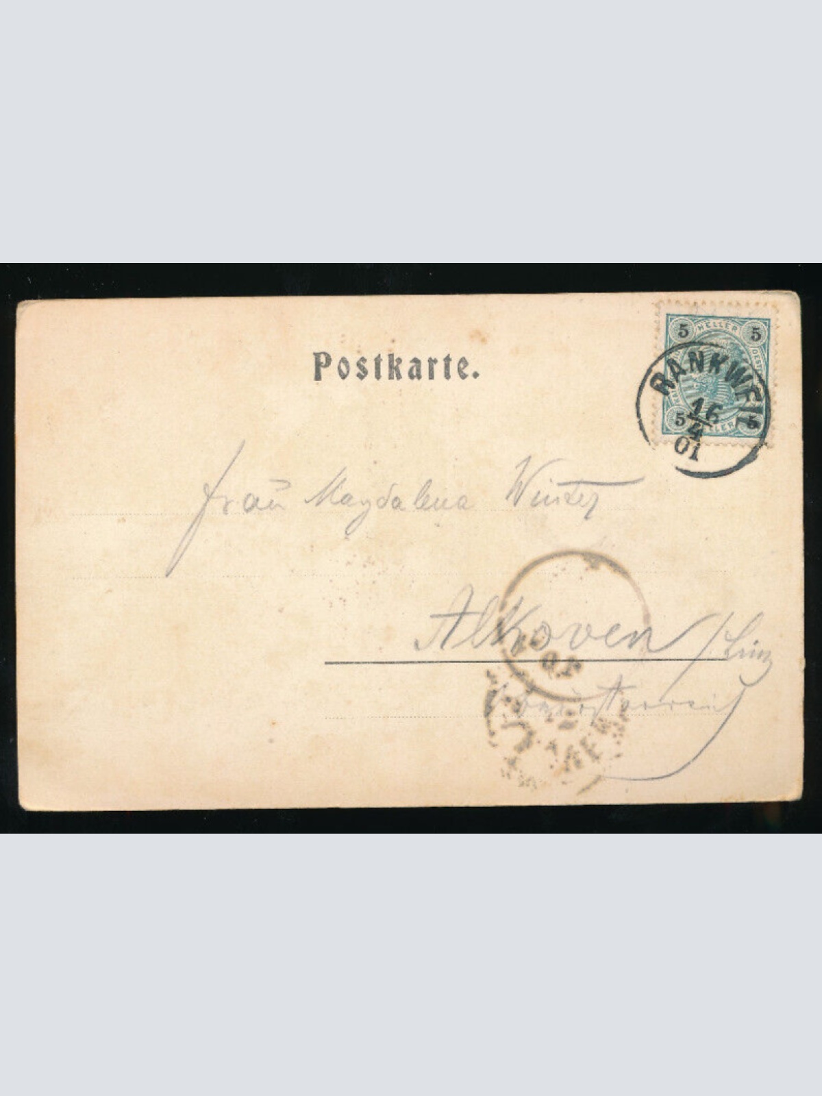 AK aus Rankweil Straßenansicht Vorarlberg (6052)