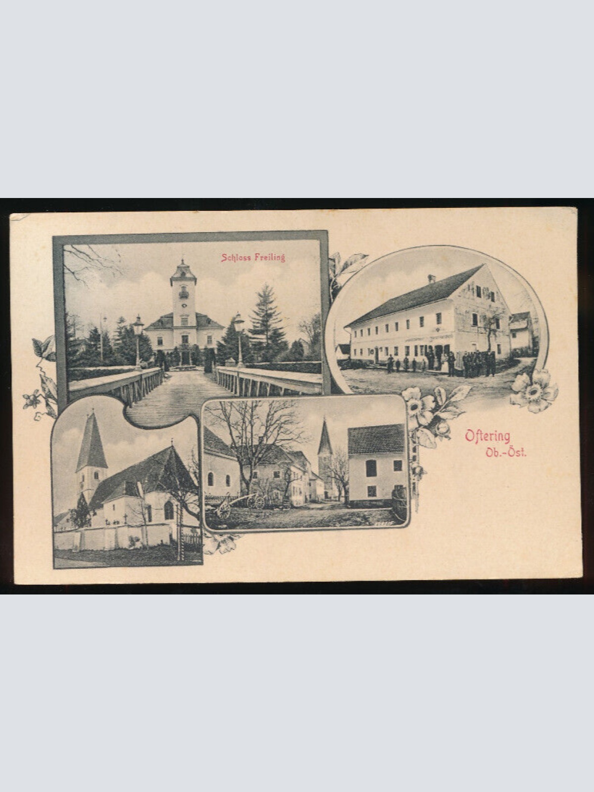 AK aus Oftering mit Schloss Freiling Oberösterreich (5936)