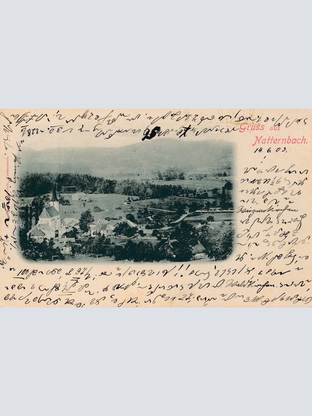 AK gruss aus Natternbach Oberösterreich (6191)
