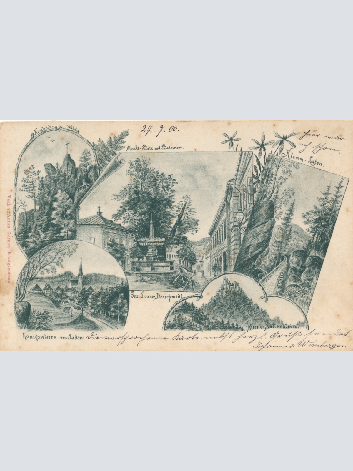 AK aus Königswiesen Oberösterreich (6181)