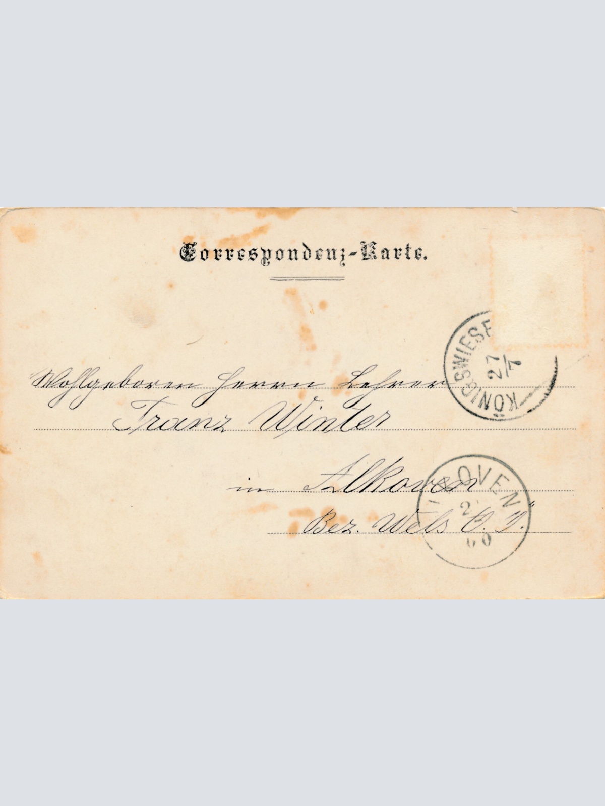 AK aus Königswiesen Oberösterreich (6181)