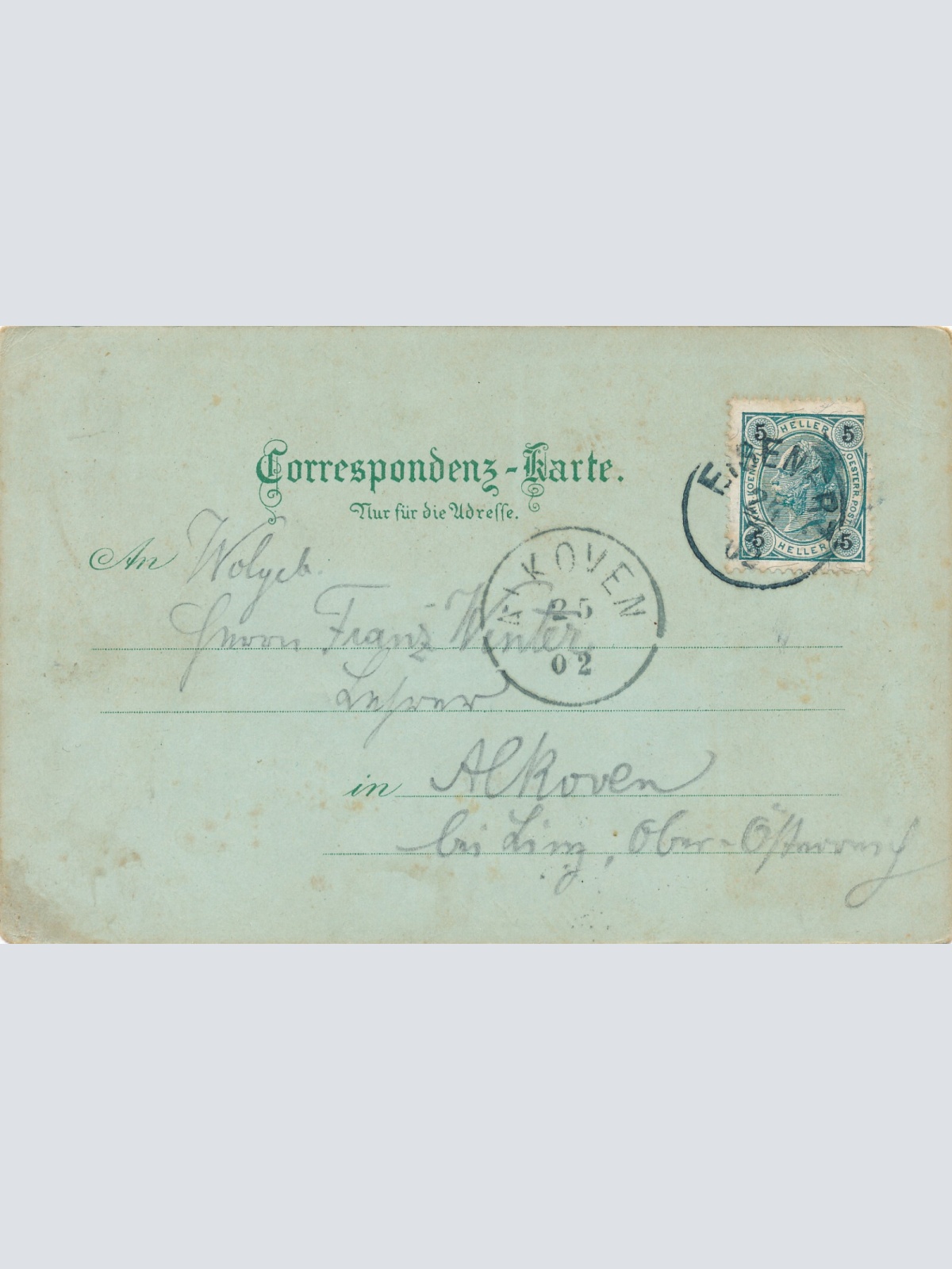 Litho-Karte gruss aus Eisenerz Steiermark (6078)
