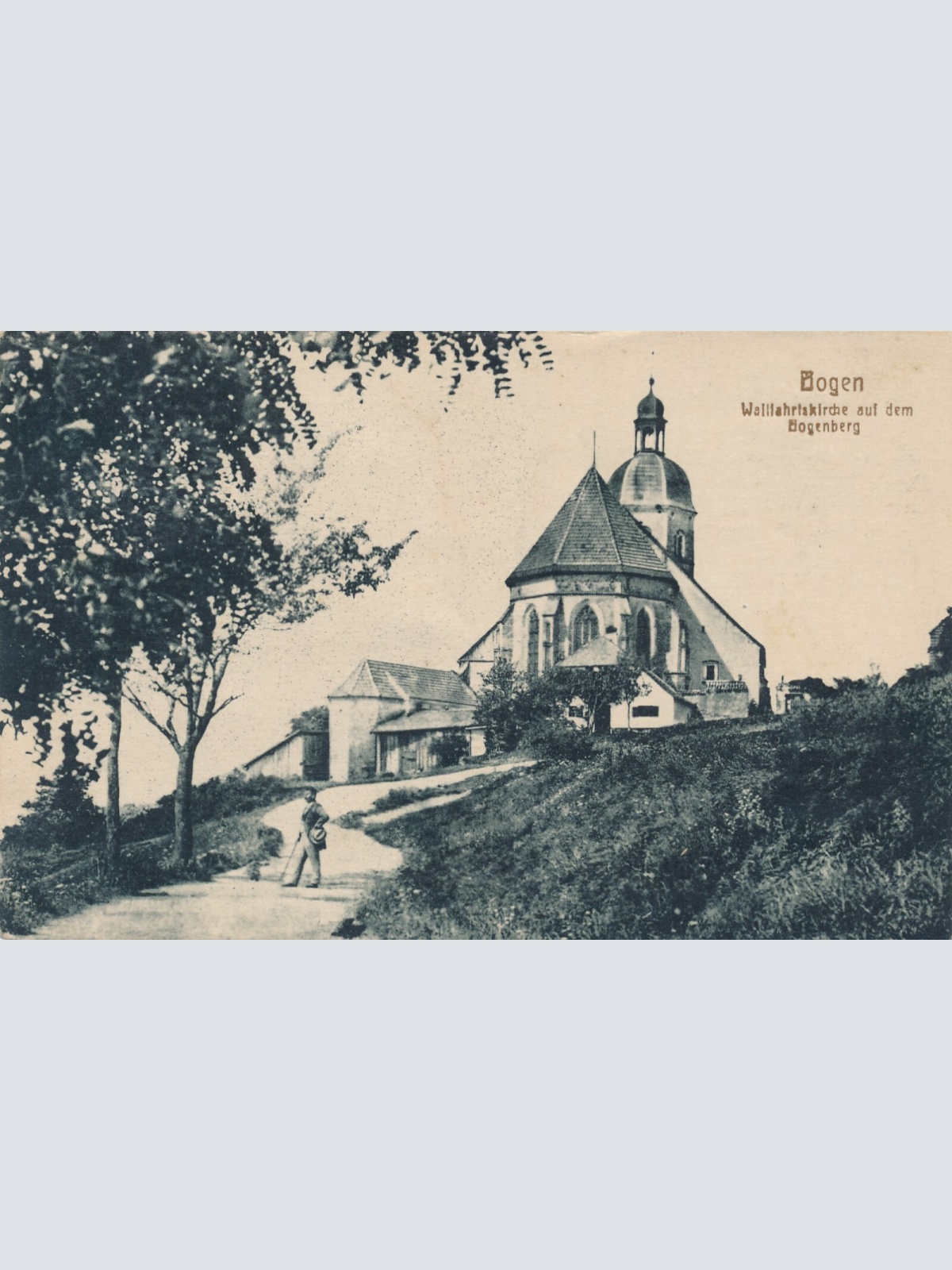 AK aus Bogen mit Wahlfahrtskirche Bayern (6249)