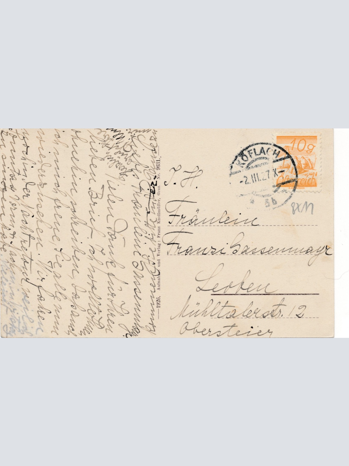 AK aus Köflach Steiermark (6418)