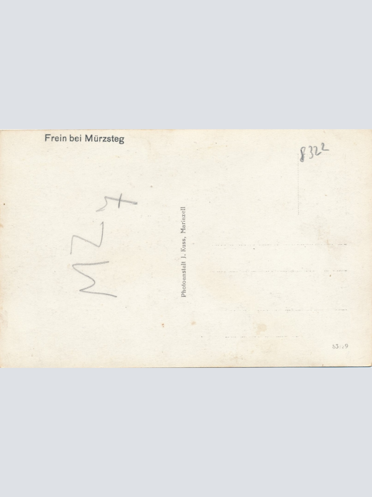 AK aus Frein bei Mürzsteg Steiermark (6423)