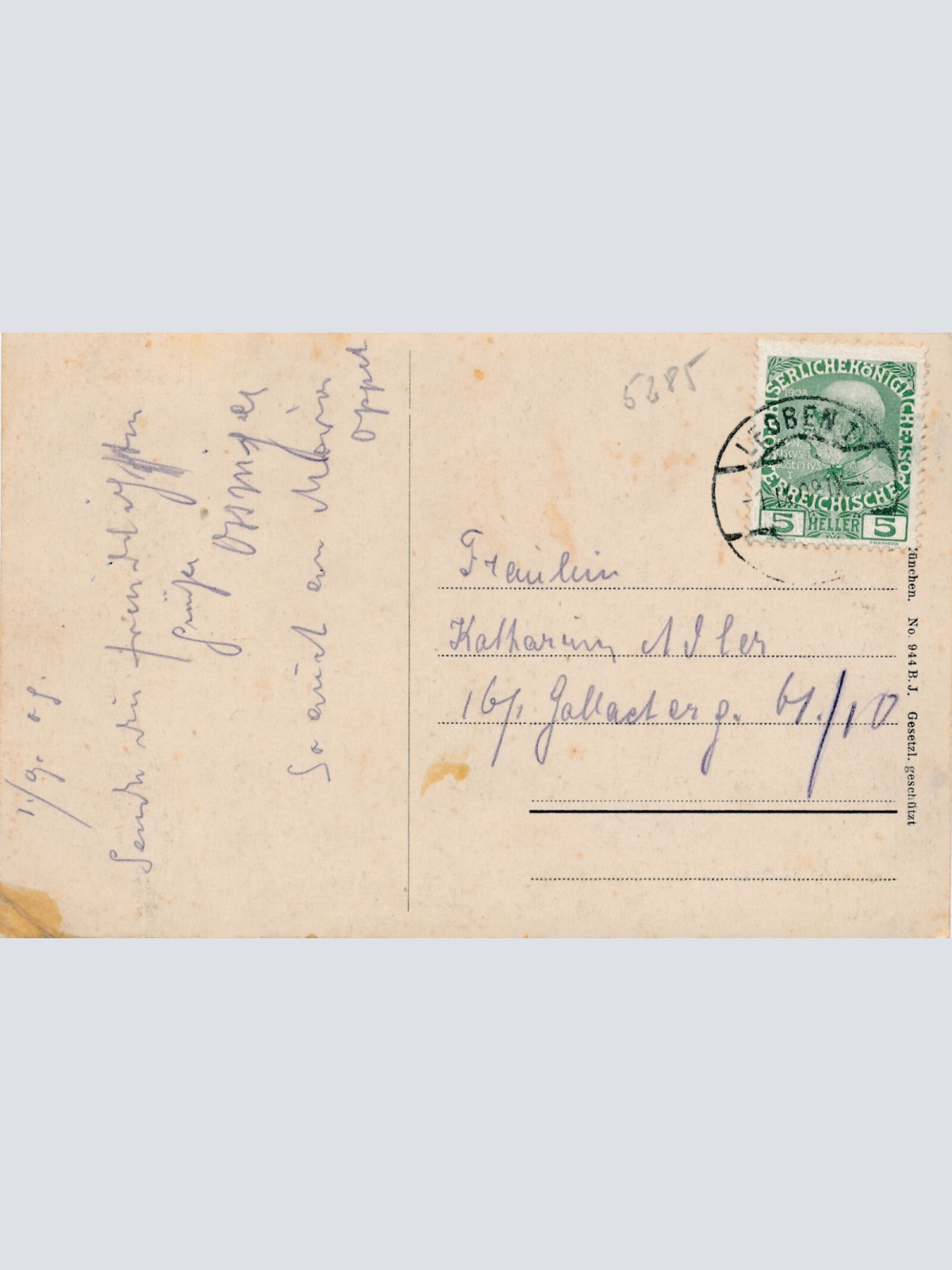 AK aus Leoben vom Massenberg Stmk  (6357)