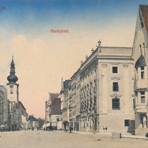 AK aus Wels Stadtplatz Oberösterreich (6148)