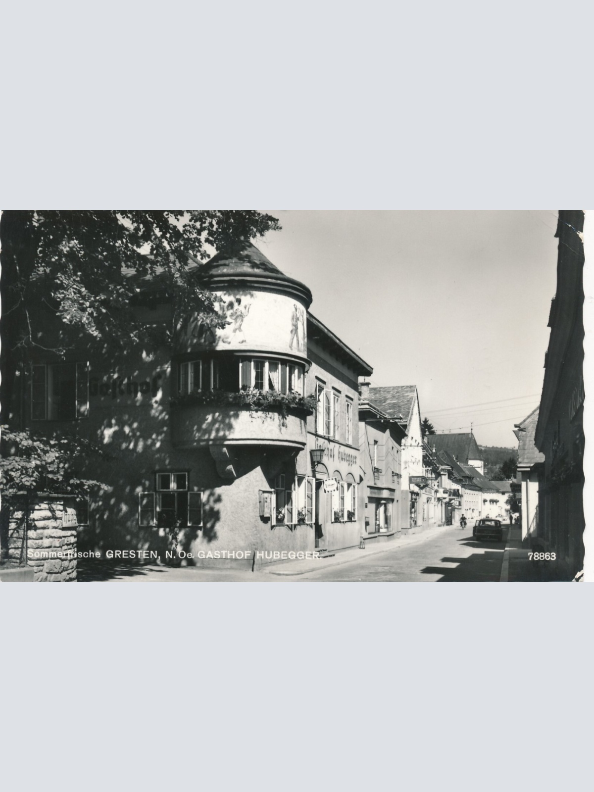 AK aus Gresten mit Gasthof Hubegger Niederösterreich (6164)