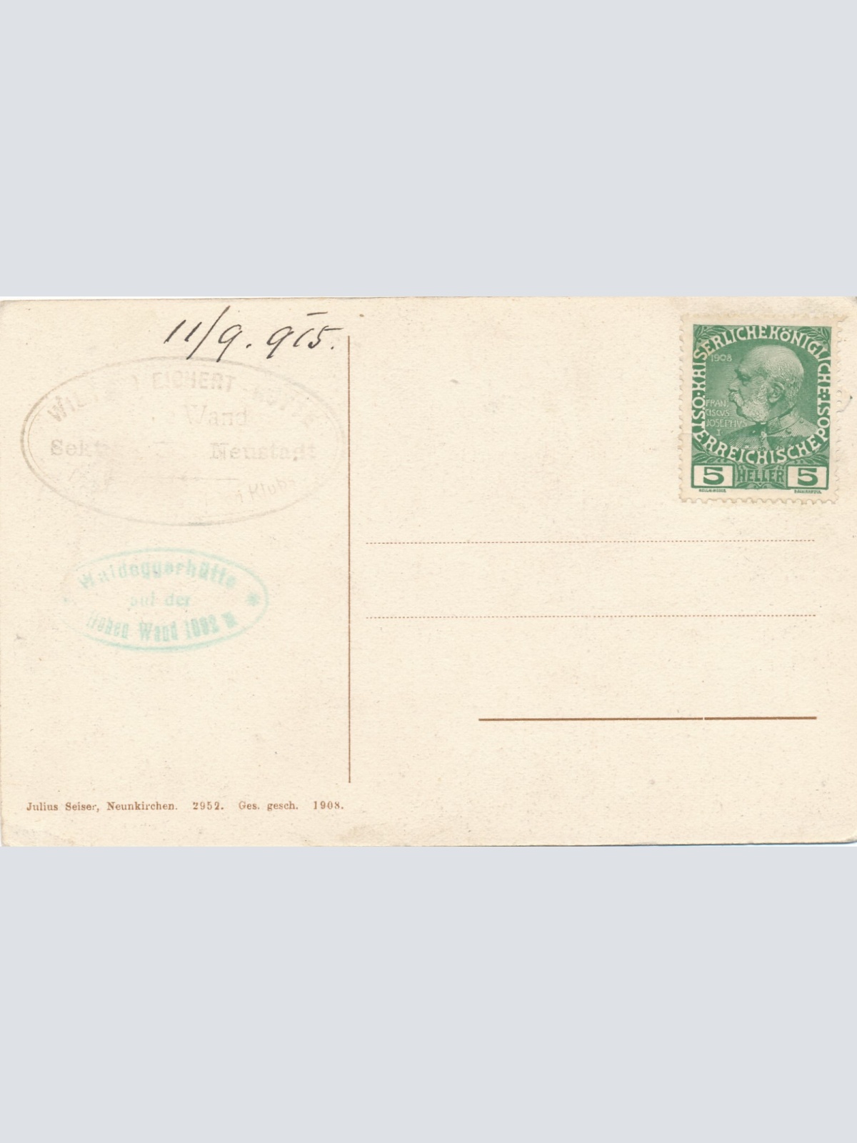 AK aus Grünbach a. Schn. Niederösterreich (6123)