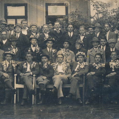 AK Annodazumals Gruppenfoto von Männer (6849)