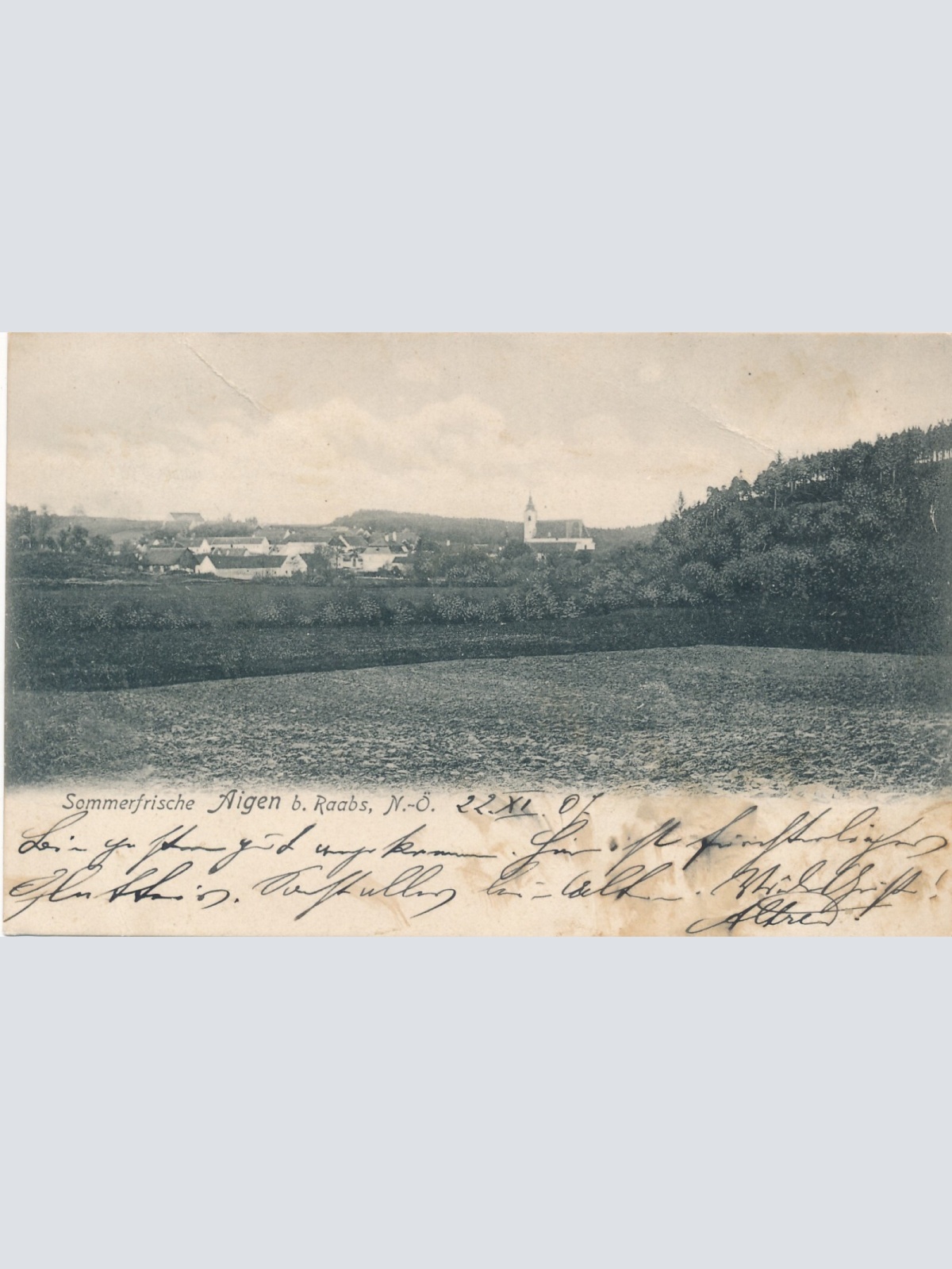 AK aus Aigen bei Raabs Niederösterreich (6878)
