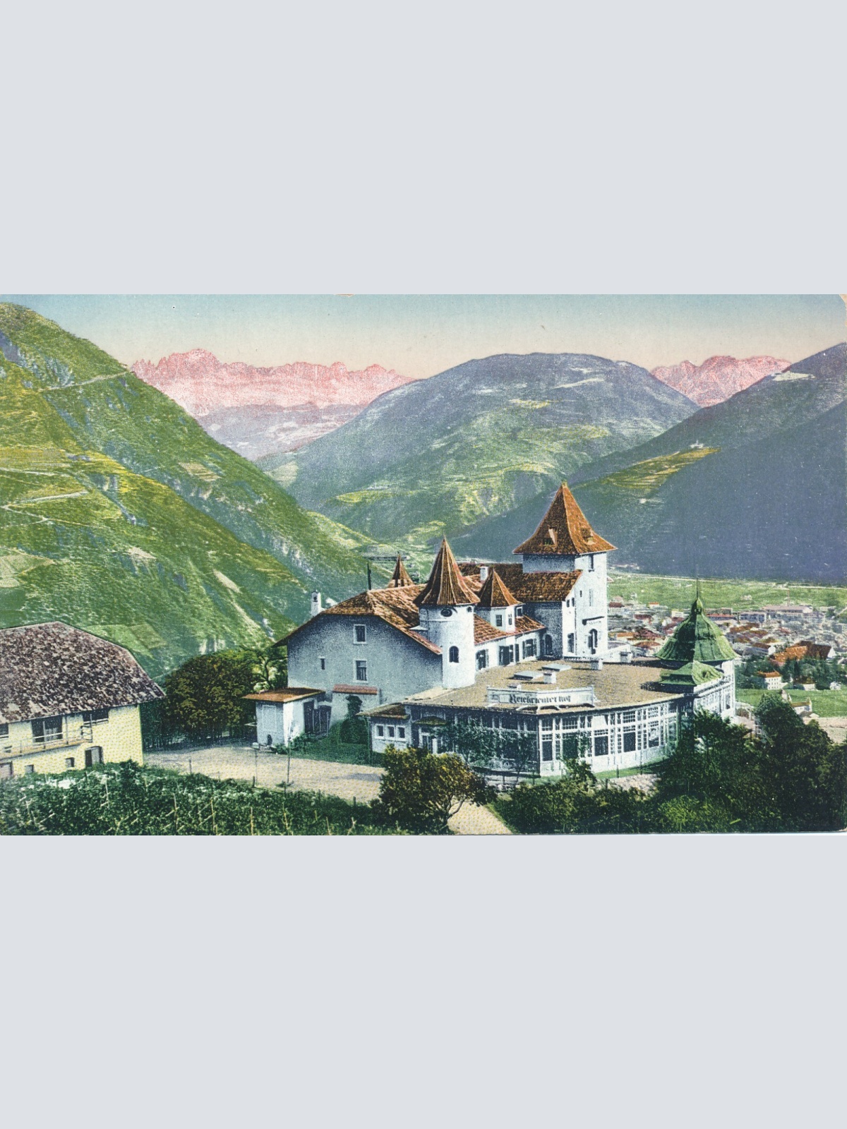 AK aus Bolzano Stazione della funicolare Guntschna Italien (6211)