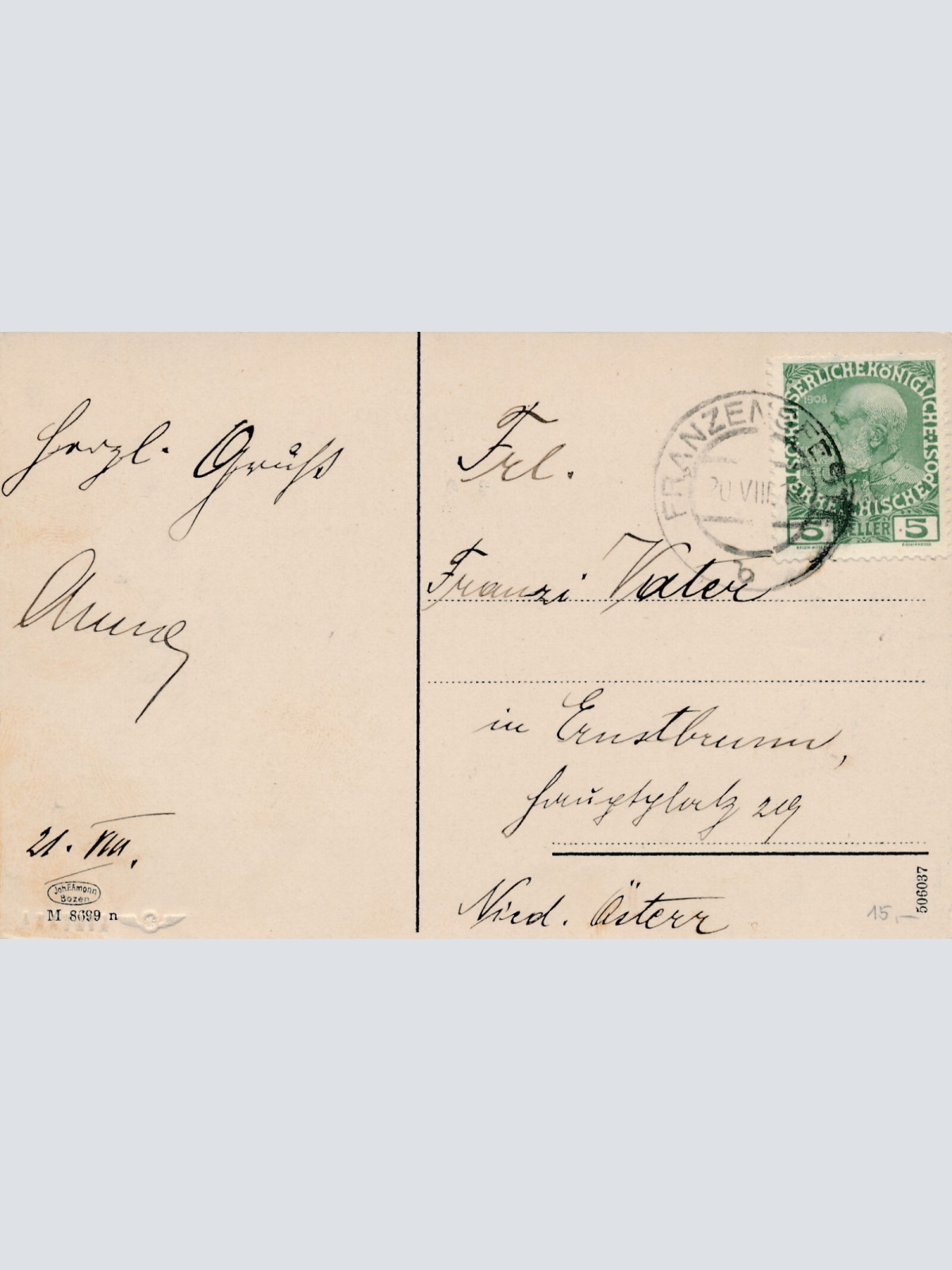 AK aus Franzensfeste an der Brunnerbahn Tschechoslowakei (6215)