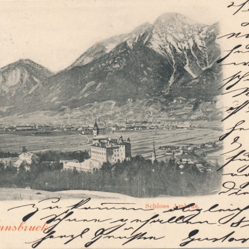 AK aus Innsbruck mit Schloss Ambras Tirol (6911)