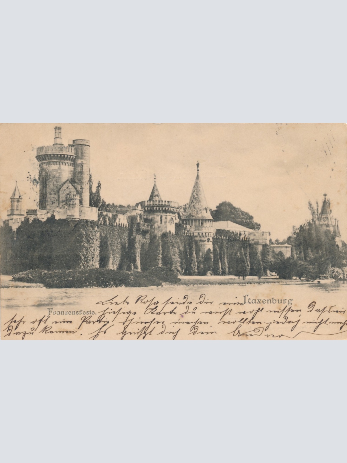 AK aus Laxenburg mit Franzensfeste Niederösterreich (6883)