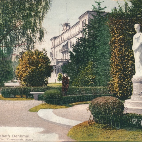 AK aus Salzburg mit Kaiserin Elisabeth - Denkmal Salzburg (6207)