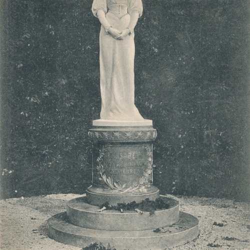 AK aus Salzburg mit Kaiserin Elisabeth - Denkmal Salzburg (6206)